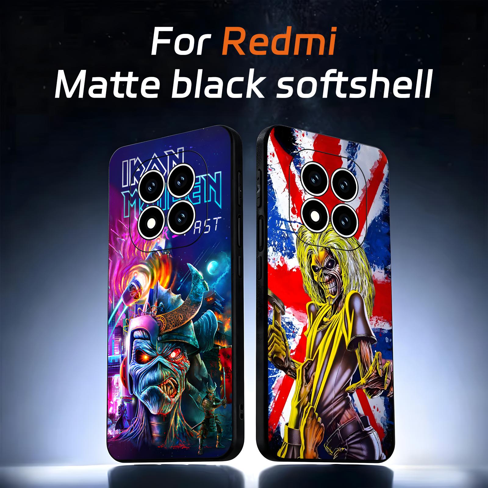 X Phone Accessories - Coque de téléphone R-Run-To-The-H-Hills-Iron-M-MaidenES, étui noir