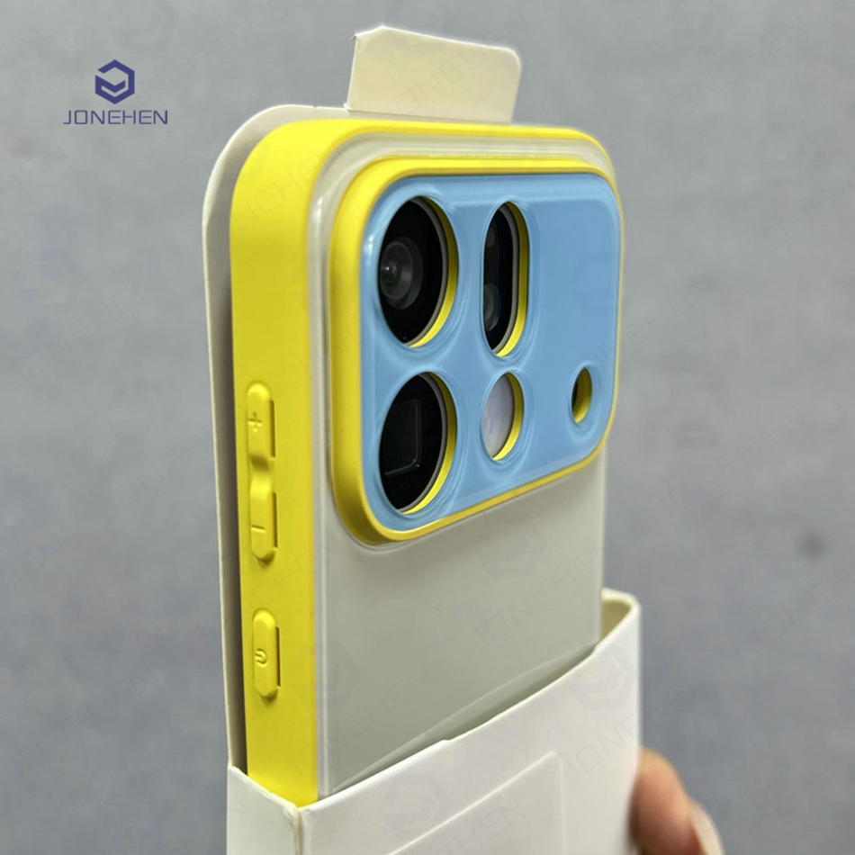 Yellow Phone Accessories - Coque rigide antichoc en acrylique avec