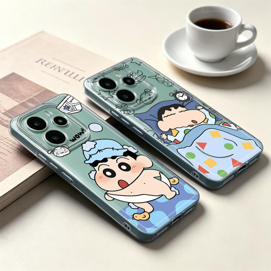 X Phone Accessories - Coque mignonne Shin-ChanS pour Xiaomi Redmi